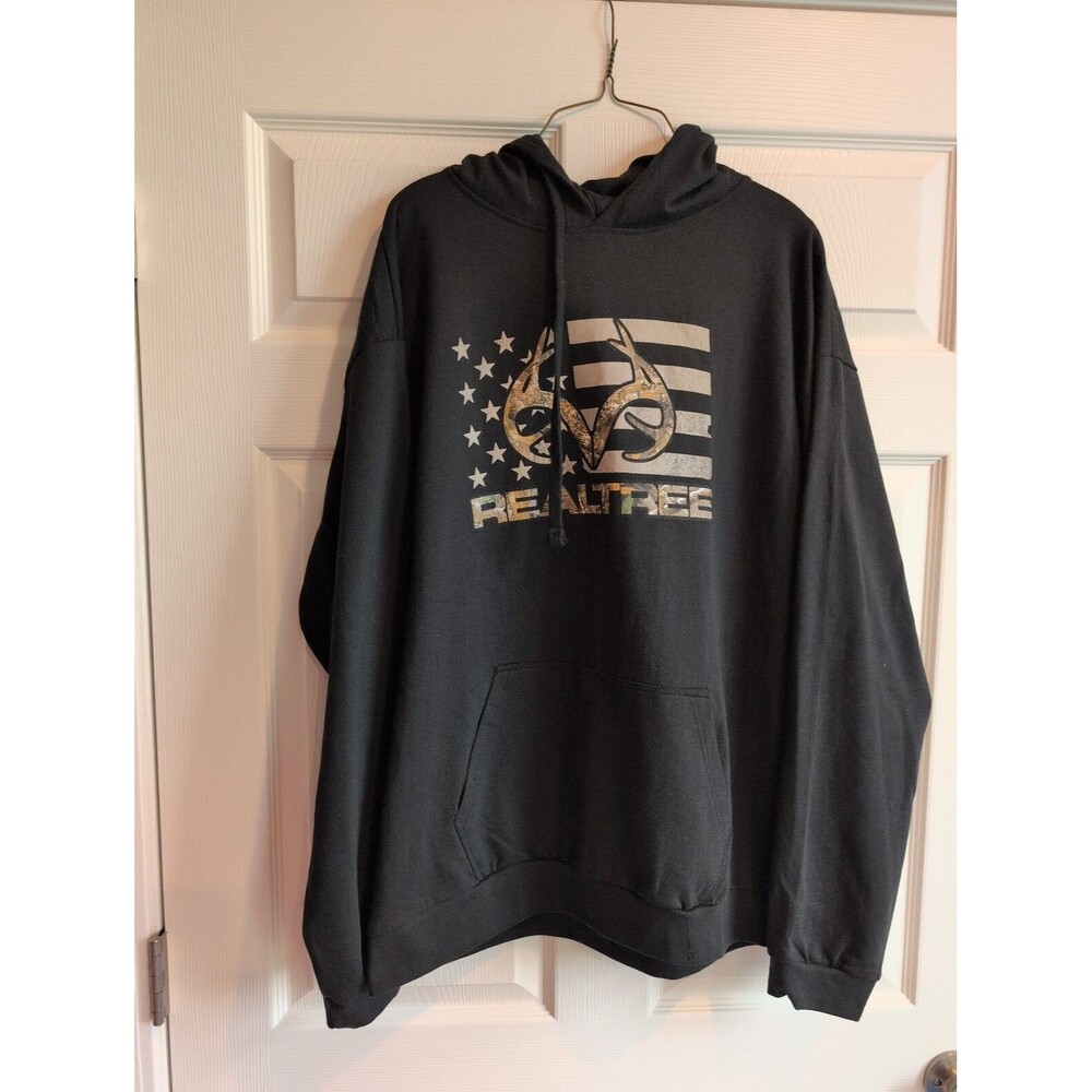 Realtree Hoodie - Black - XXLG